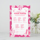 Pink Disco Cowgirl Was ist in deinen puren Spielka (Stehend Vorderseite)