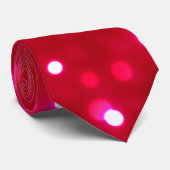 Pink Disco Lights Krawatte (Gerollt)