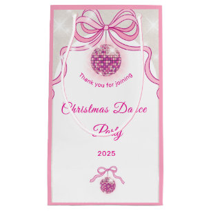 Pink Disco Sparkle Girls Weihnachten Party Kleine Geschenktüte