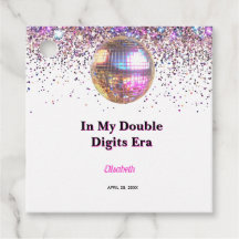 Pink Disco Trendy In My Double Digits Era Birthday