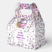 Pink Disco Trendy In My Double Digits Era Birthday Geschenkschachtel (Vorderseite)