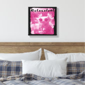 Pink Distressed Relaxalotl Axolotl Leinwanddruck (Insitu (Schlafzimmer))