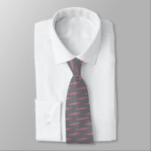 Pink Dk Grau Rowing Rowers Crew Team Wassersport Krawatte (Gebunden)