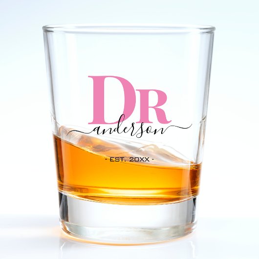 Pink Doctor Medical Beruflich Schnapsglas