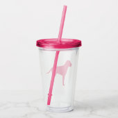 Pink Dog Acryltrinkbecher (Rückseite)