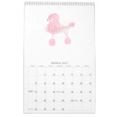 Pink Dog Custom Business Kalender (Mär 2027)