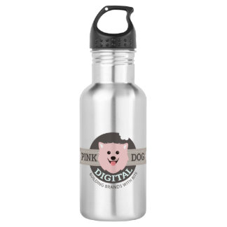 Pink Dog Digital Edelstahl-Wasserflasche Edelstahlflasche