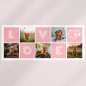 Pink Dog Lover Herz Liebe FotoCollage Kaffeetasse