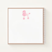 Pink Dog Notizblock (Rückseite)