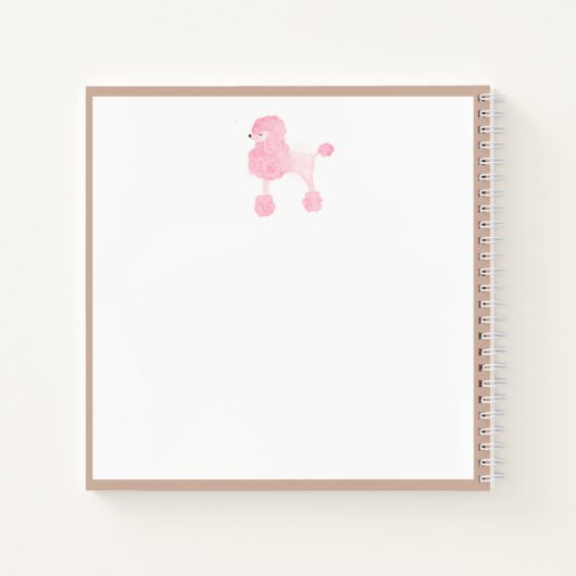 Pink Dog Notizblock (Rückseite)