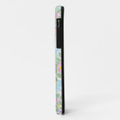 Pink Dogroses auf Sky Blue Xtreme iPhone 5 Fall Case-Mate iPhone Hülle (Hinten/Links)
