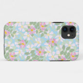 Pink Dogroses auf Sky Blue Xtreme iPhone 5 Fall Case-Mate iPhone Hülle (Rückseite (Horizontal))