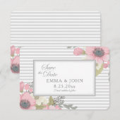 Pink Dogwood Ankündigung Datum freihalten (Vorne/Hinten)