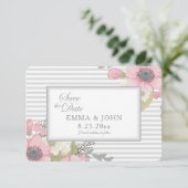 Pink Dogwood Ankündigung Datum freihalten (Stehend Vorderseite)