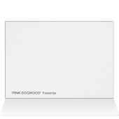 Pink Dogwood Card - Blank Card (Innenansicht Horizontal (Oben))