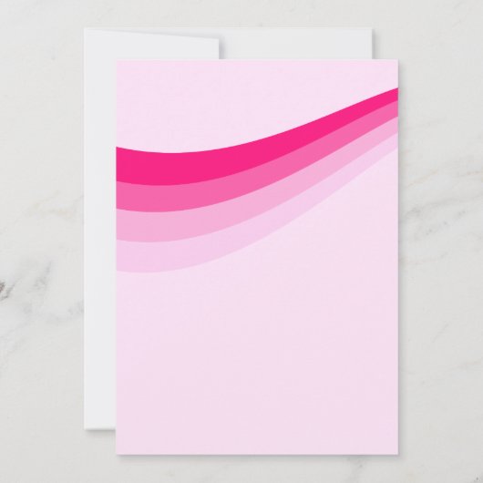 Pink Doll Extravagant und fabelhaft Junggeselinnen Einladung (Rückseite)