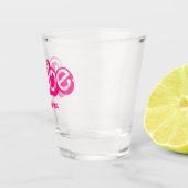 Pink Doll Extravagant und fabelhaft Junggeselinnen Schnapsglas (Rechts)