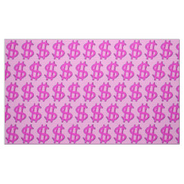 Pink-Dollar-Zeichen Stoff