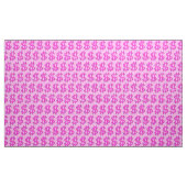 Pink-Dollar-Zeichen Stoff (Yard (91,4 cm))