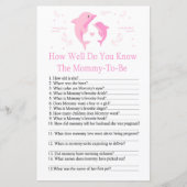 Pink Dolphin Wie gut kennen Sie das Baby-Duschspie (Vorderseite)