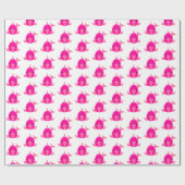 Pink Dolphin Wrapping Paper - Glossage Geschenkpapier (Flach)