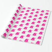 Pink Dolphin Wrapping Paper - Glossage Geschenkpapier (Ungerollt)