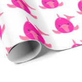 Pink Dolphin Wrapping Paper - Glossage Geschenkpapier (Rolleneckpunkt)