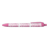 PINK Donald TRUMP Präsident Gear Pen Kugelschreiber (Oberseite)