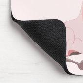 Pink-Donkey-Maus-Pad - Ihre Farben Mousepad (Ecke)