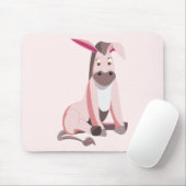 Pink-Donkey-Maus-Pad - Ihre Farben Mousepad (Mit Mouse)
