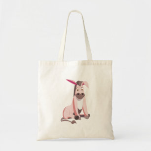 Pink Donkey Tote Bag Geschenk Tragetasche
