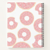 Pink Donut Babydusche Sprinkle Notizblock (Rückseite)