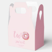 Pink Donut Birthday Geschenkschachtel (Geöffnet)