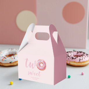 Pink Donut Birthday Geschenkschachtel
