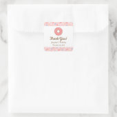 Pink Donut Birthday Stickers (Tasche)