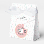 Pink Donut Danke für den Hole-Einsatz zum Geburtst Geschenkschachtel (Vorderseite)