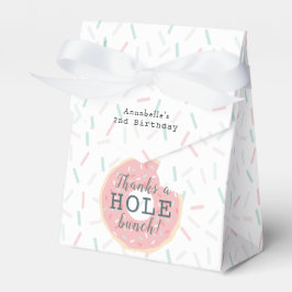 Pink Donut Danke für den Hole-Einsatz zum Geburtst Geschenkschachtel