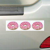 Pink Donut Donuts Doughnut Feinschmecker Autoaufkl Autoaufkleber (Auf Auto)