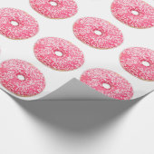 Pink Donut Geschenkpapier (Ecke)