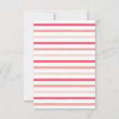 Pink Donut Kids Valentinstag Mitteilungskarte (Rückseite)