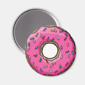 PINK DONUT MAGNET (Vorderseite/Rückseite)