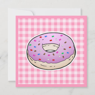 Pink Donut Muttertag Karte