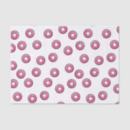 Pink Donut Pattern Seidenpapier