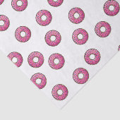 Pink Donut Pattern Seidenpapier (Ausschnitt)