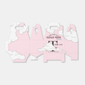 Pink Doodle Cloud Nine Baby Dusche Geschenkschachtel (Ungefaltet)