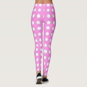 Pink - Dot Design Leggings (Rückseite)