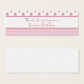 Pink Dots Geburtstagsfavorit Tag (Vorne & Hinten)