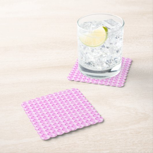 Pink Dots Paper Untersetzer (Vor Ort)