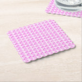 Pink Dots Paper Untersetzer (angewinkelt)