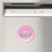Pink Doughnut Magnet (In Situ (Geschirrspüler))